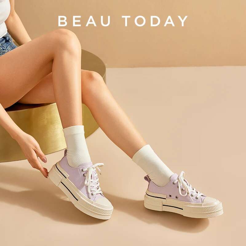 2025 With Box Designer shoes sneakers Women's cowhide sneakers with lace
