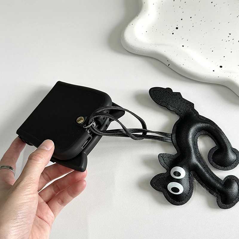 Sausage dog keychain PU leather dog keychain womens bag pendant jewelry small keyring keyholder giftXJ250319
