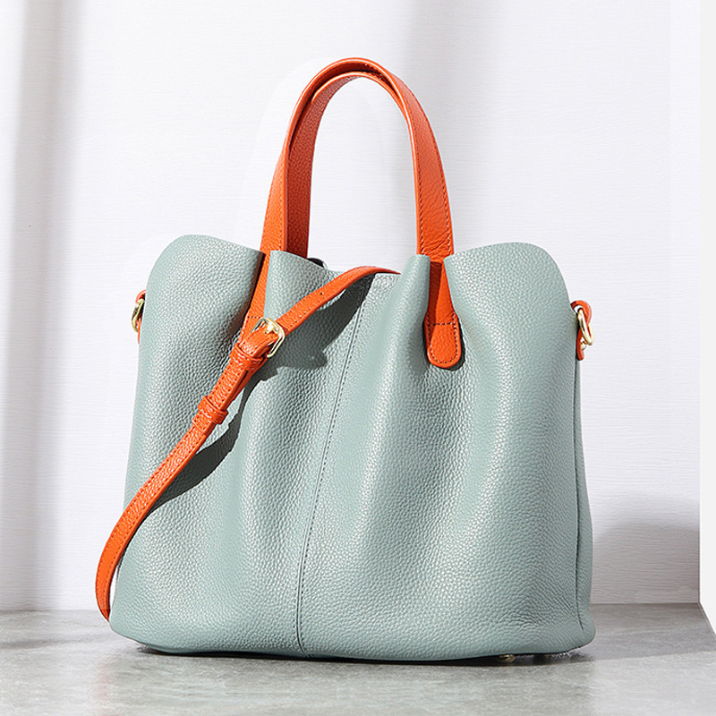 New Minimalist Women S Premium Texture Shoulder Bag Casual Soft Leather Large Capacity Commuting Tote Bag Shoulder Bags
