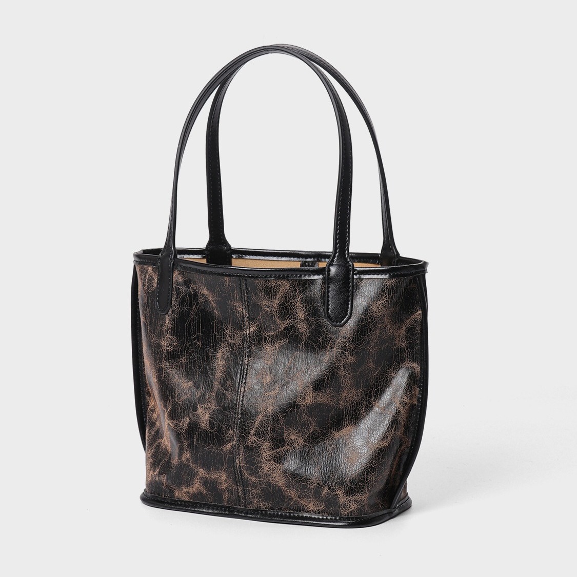 Summer Versatile New Women S Leather Single Shoulder Large Capacity Commuter Bucket Bag Lightweight Shoulder Bags