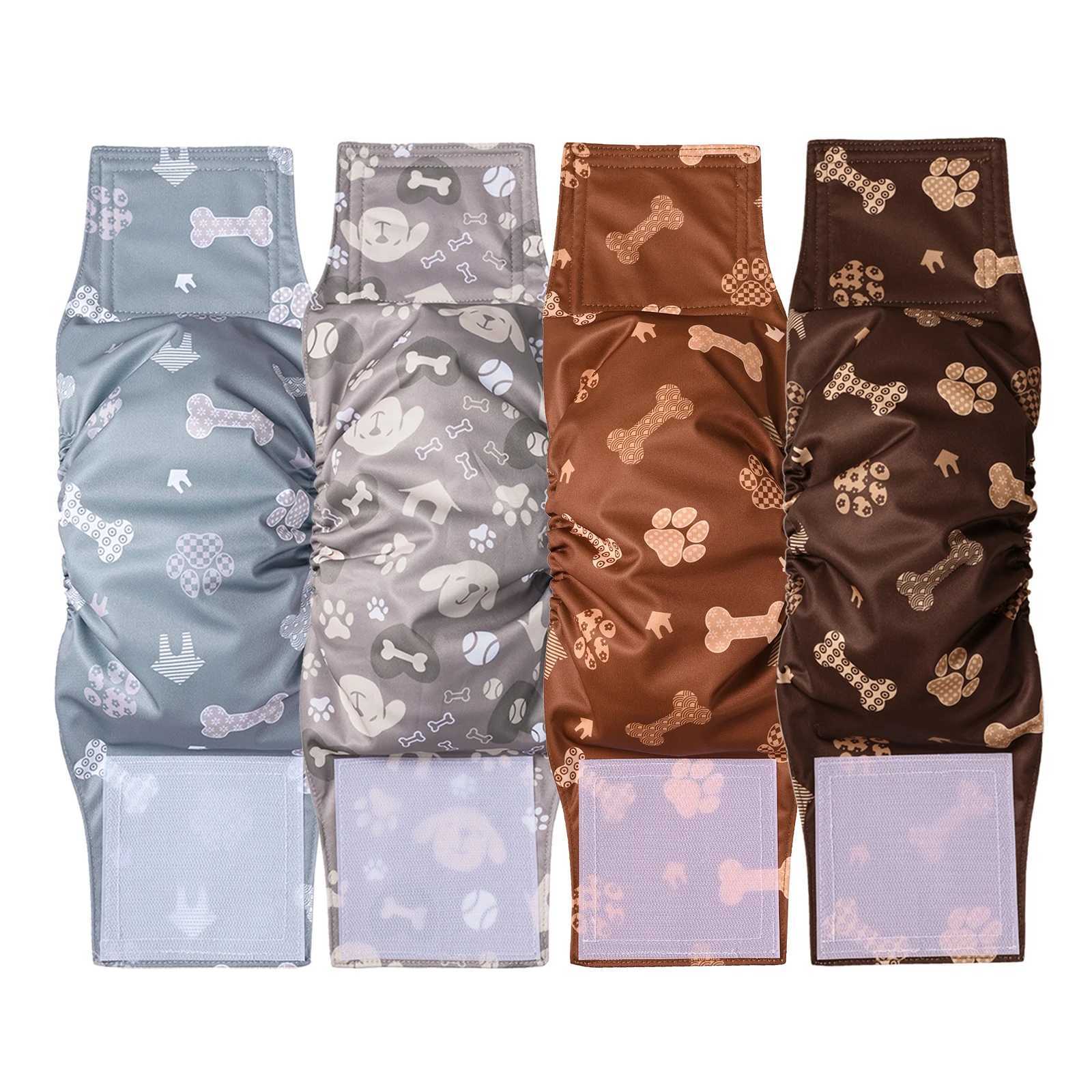 2/3/4/5 packs of mens dog packaging small dog pet dog physiological pants sanitary underwear belly belt pajamas cotton diaper packaging Y250320