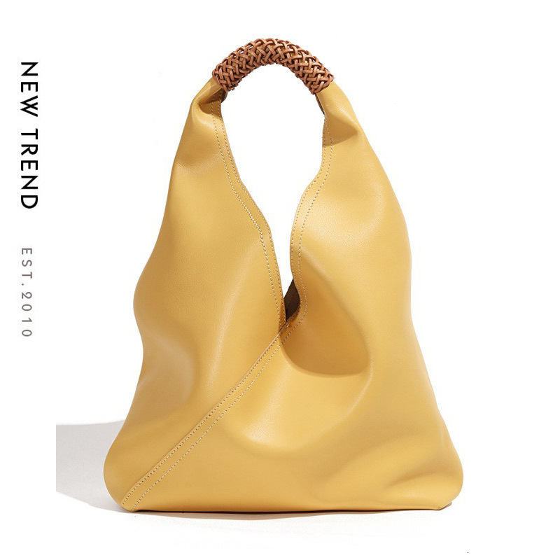 Women S Leather Premium Sensory Underarm Bag Single Shoulder Large Capacity Tote Bag Shoulder Bags