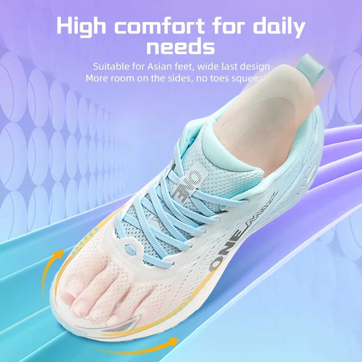 O-Resilio Mens Running Sneakers Mesh Breathable Impact Rebound Lightweight Fitness Outdoor Walking Training Mat Sneakers Y250320