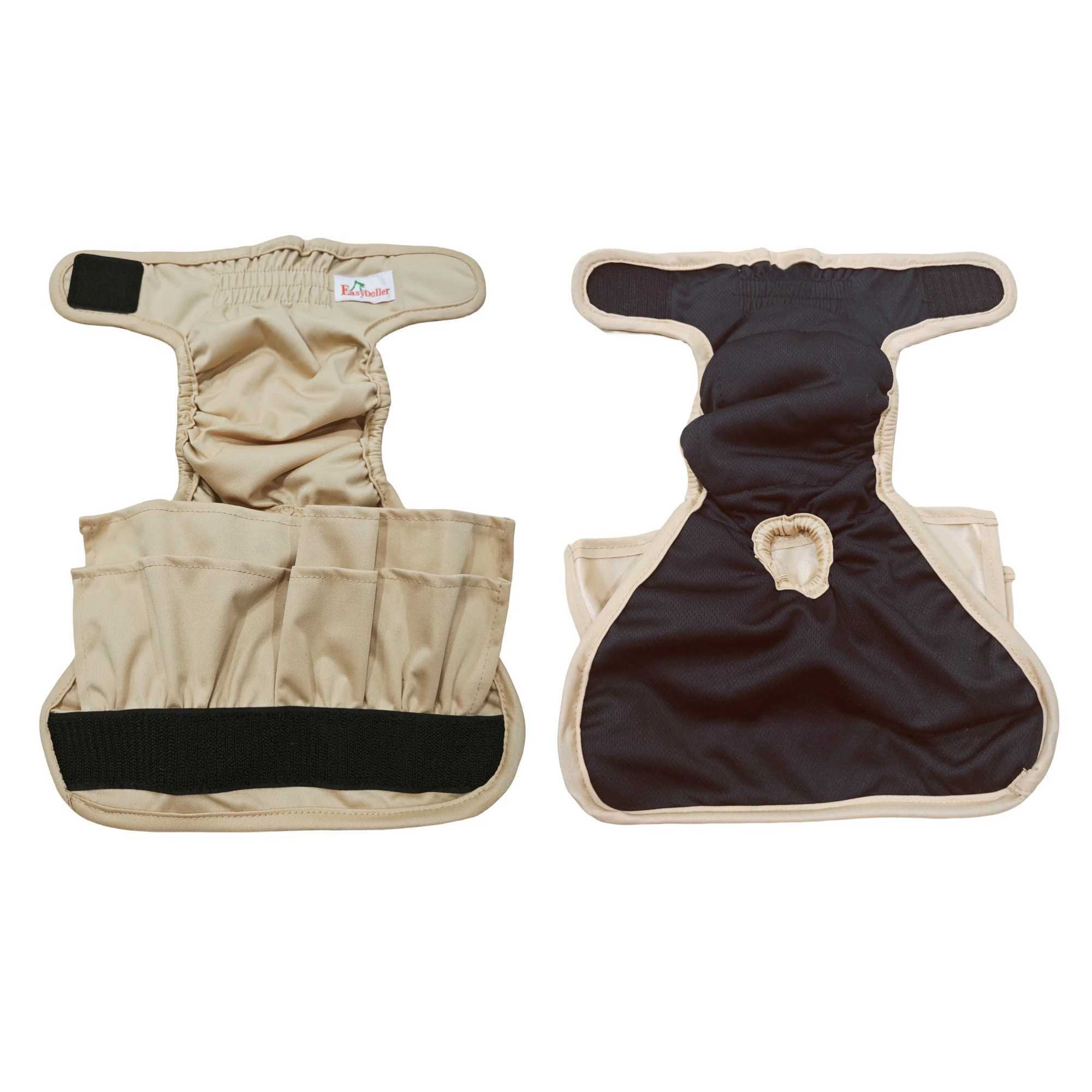 Washable female dog belly with high absorbency dog diaper adjustable pet physiological pants Y250320