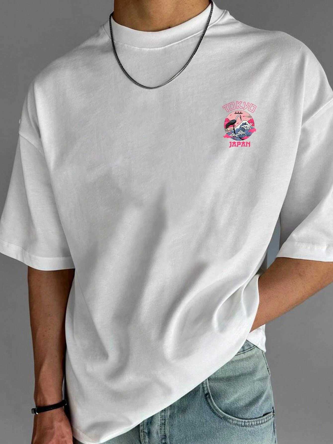 Tokyo mens cotton T-shirt luxury brand fashion plus size top casual short sleeved street clothing classic print new arrival T-shirt S-4XLT250319