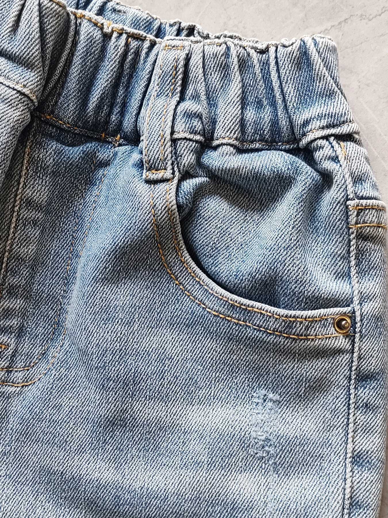5150 11-12 Years Kids Jeans Trousers Elastic Waist childrens soft denim pantsT250326