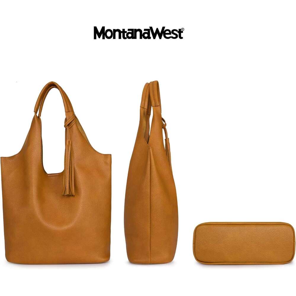 Slouchy Hobo Bags for Women Soft Designer Shoulder Purses Ladies Top Handle Handbag