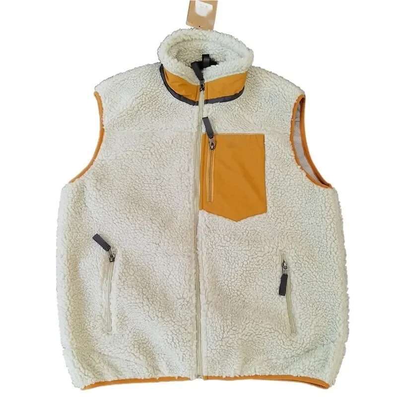 Winter Motos Wool Men Women Lamb Cashmere Casual Loose Jacket Sports Vest Warm Motorcycle Cycg Equipment