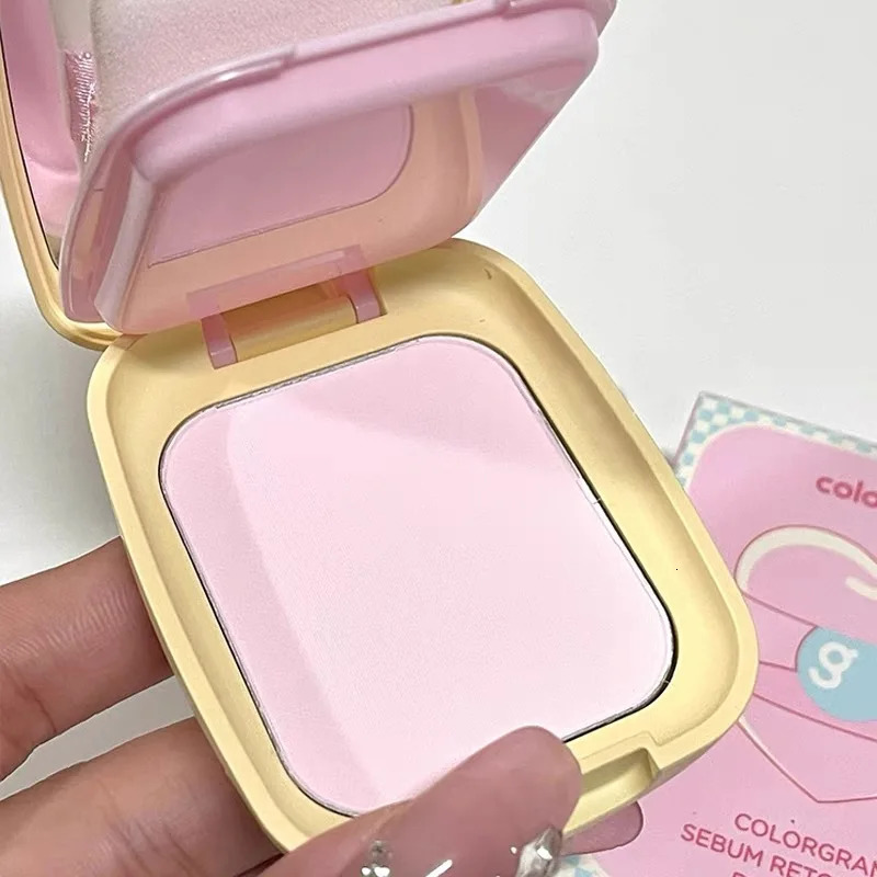 Korean Makeup Colorgram Pink Powder Setting Powder Oil-control Long-lasting Brighten Conceal Pores Rare Beauty Female Cosmetics 250319