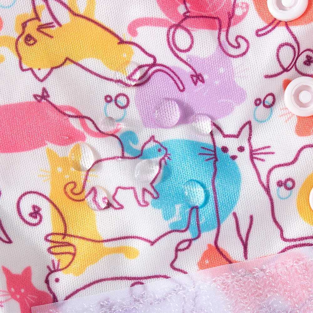 BIAI New1pc Reusable Womens Dog Diaper Washable Cloth Diaper with Hook and Loop Waterproof Soft Polyester Fabric Dog Pants Y250320
