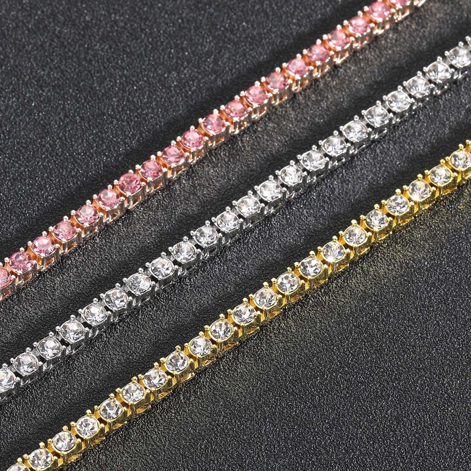 Elegant Men's & Women's 925 Sterling Silver Chains with Ice Design Multiple Length Options