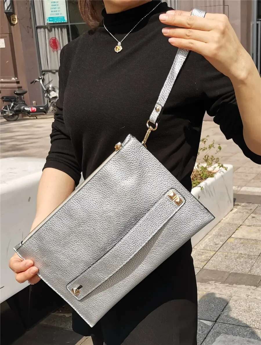 Women PU Leather Handbags Day Clutches Designer Ladies Envelope Evening Party Bags 2022 New Lady Clutch Purse Sier Bolsas