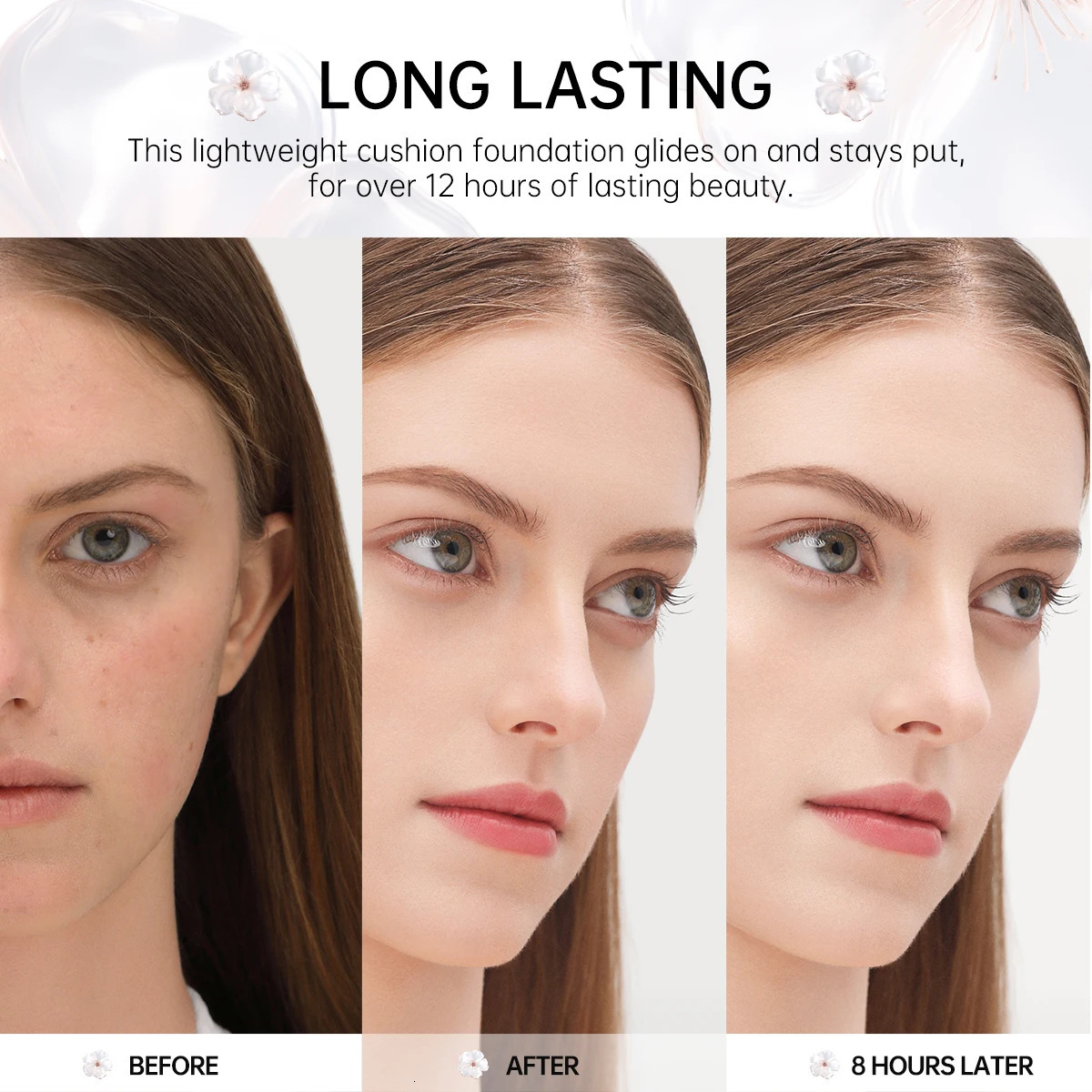 CATKIN Makeup Hydrating Air Cushion FoundationEffective Coverage and Natural Brightening FoundationLong Lasting 250319