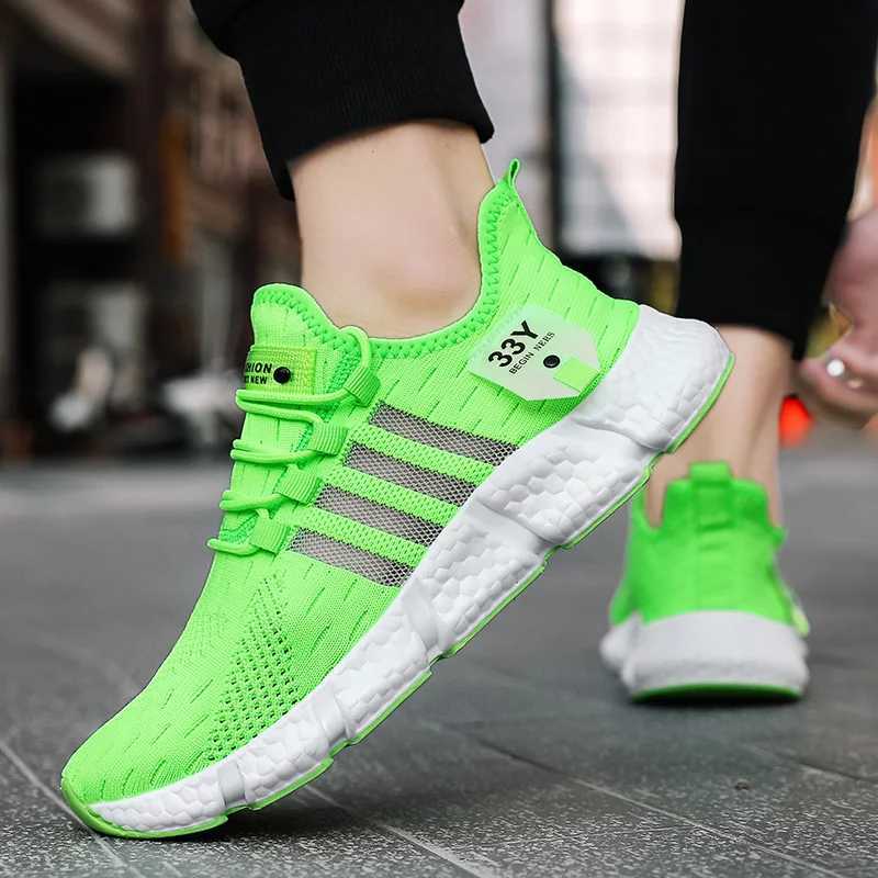 Mens breathable classic running shoes womens outdoor lightweight and comfortable mesh shoes sliding walking sports shoes neutral tennis shoesW250320