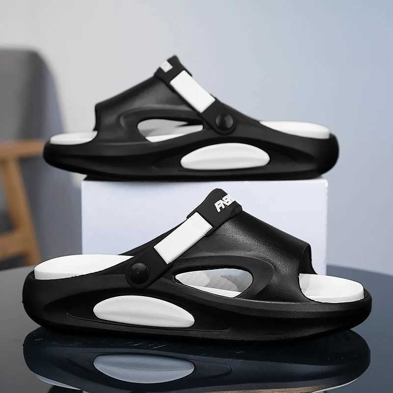 Summer New Mens Outdoor Sandals Slippers Beach Cfortable Soft s Men Casual Shoes N-slip Garden Shoes Men Beach Sandals Y250320