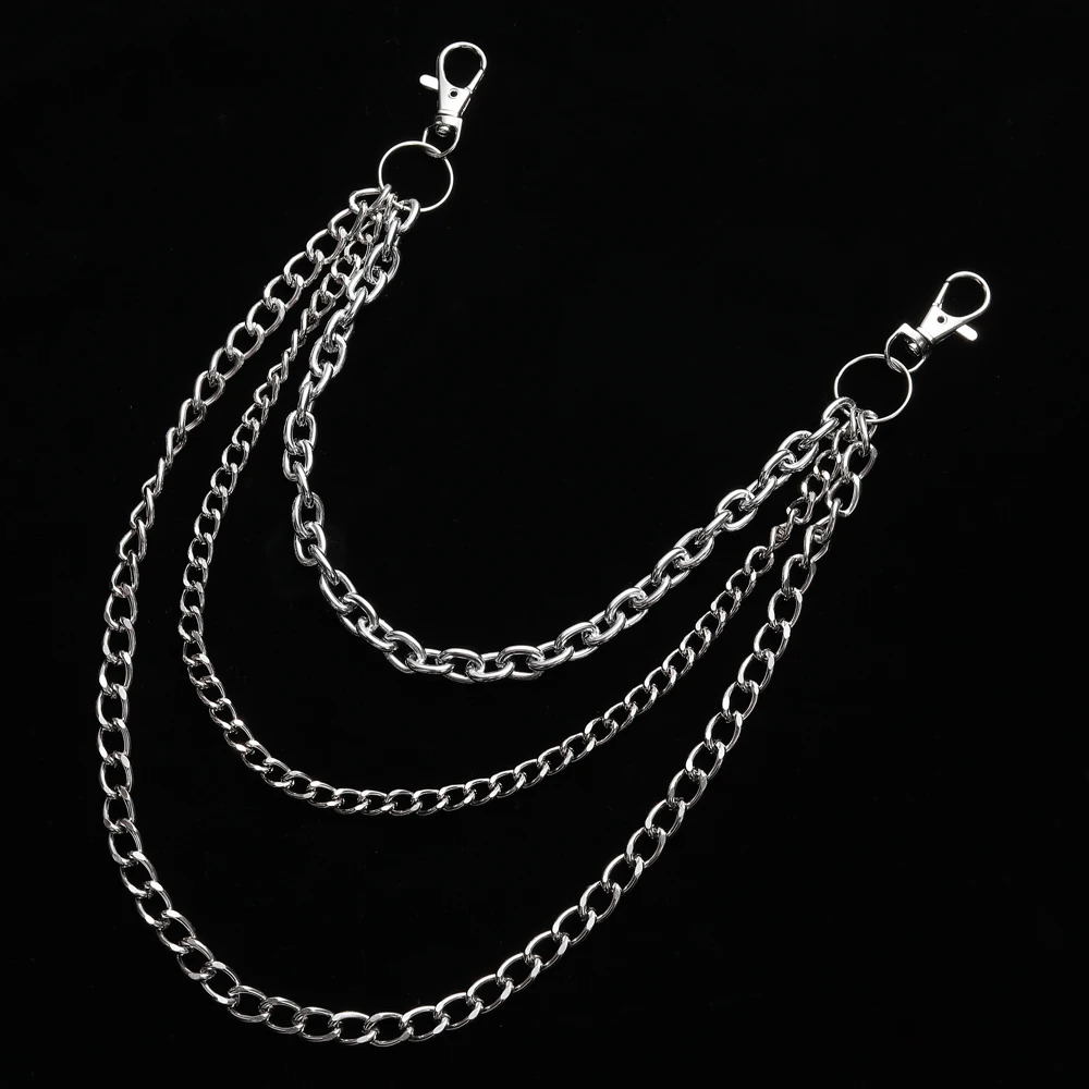 Punk Chain On The Jeans Pants Women Men Keychain Chains For Pants Hipster E Girl Boy Clothing Accessories 250320