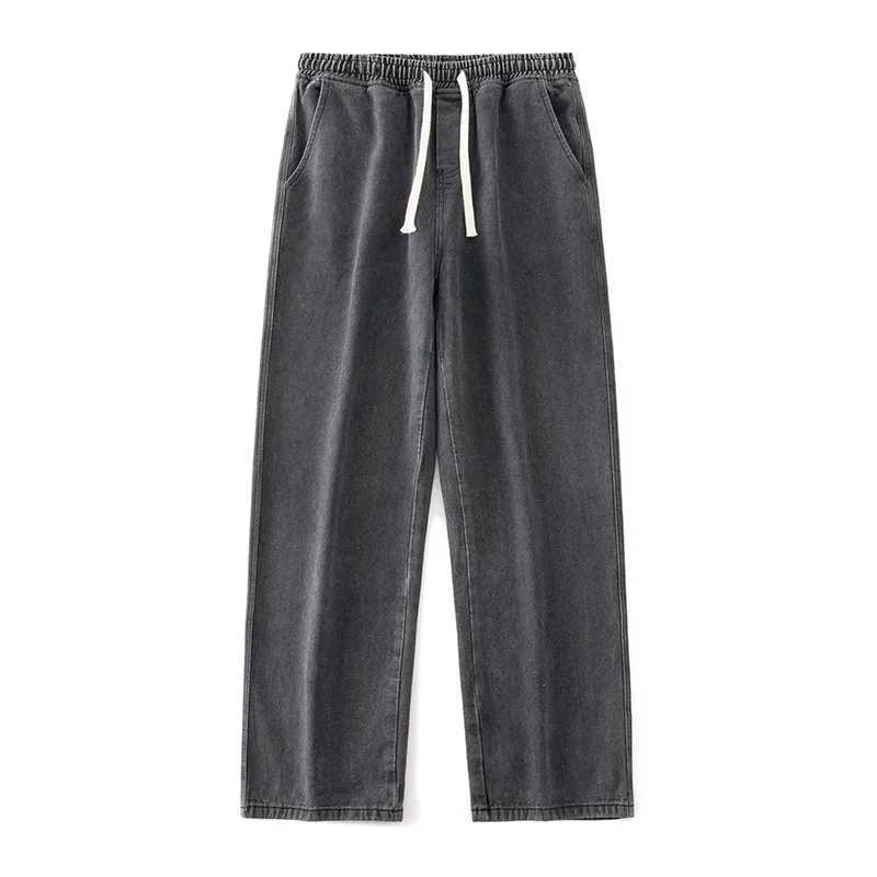 2024 mens hip-hop luggage jeans streetwear oversized wide leg pants loose and casual mens pants high-quality free deliveryT250319
