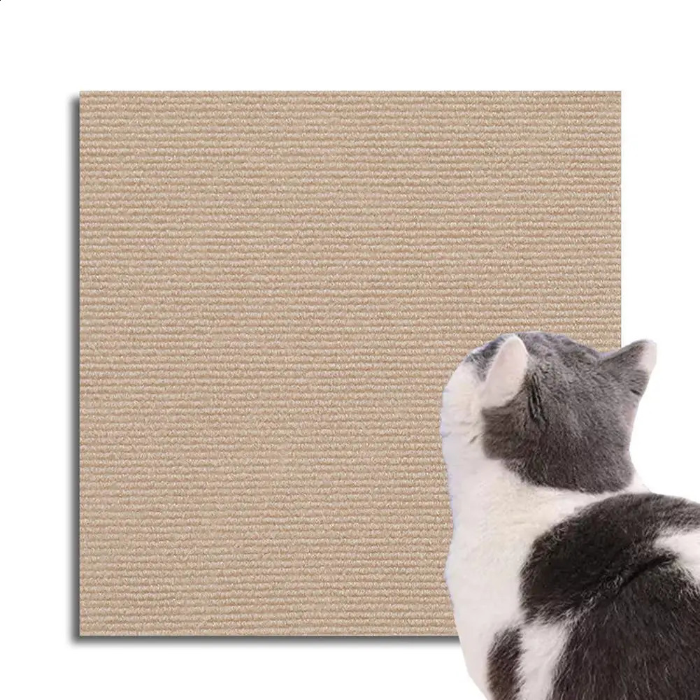 Cat scratch pad selfadhesive climbing decoration resistant sofa furniture protection anti slip fabric carpet K8C6 250312