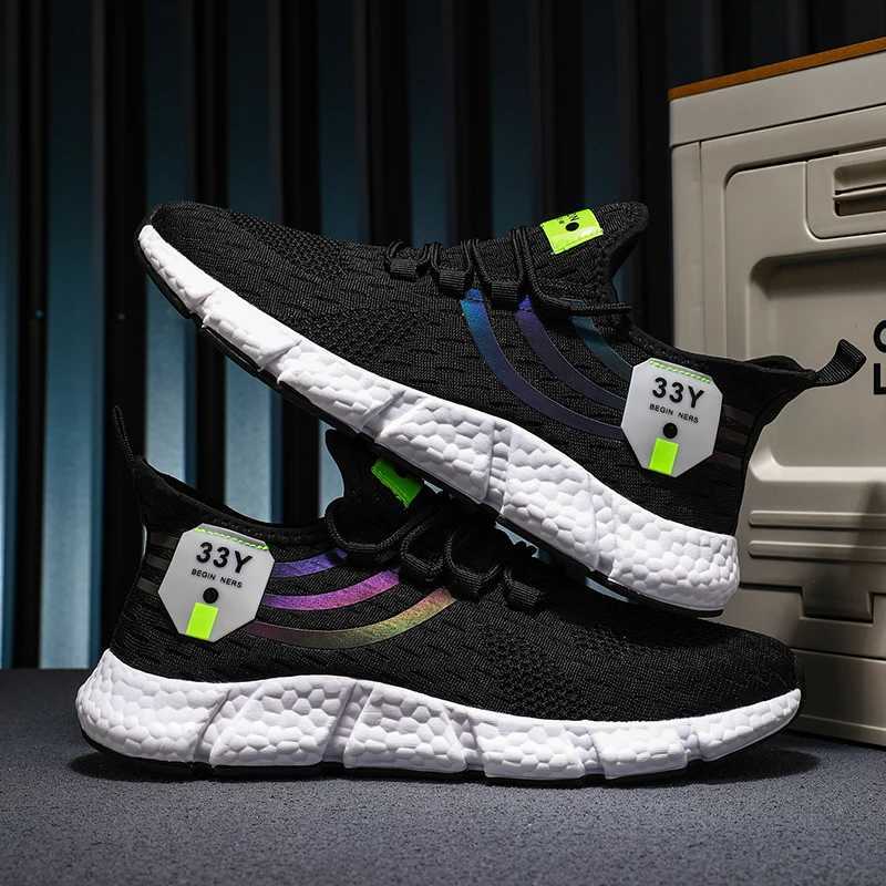 2025 Mens Breathable Running Shoes Mens Outdoor Lightweight and Comfortable Mesh Shoes Sliding Walking Unisex Womens Sports ShoesW250320