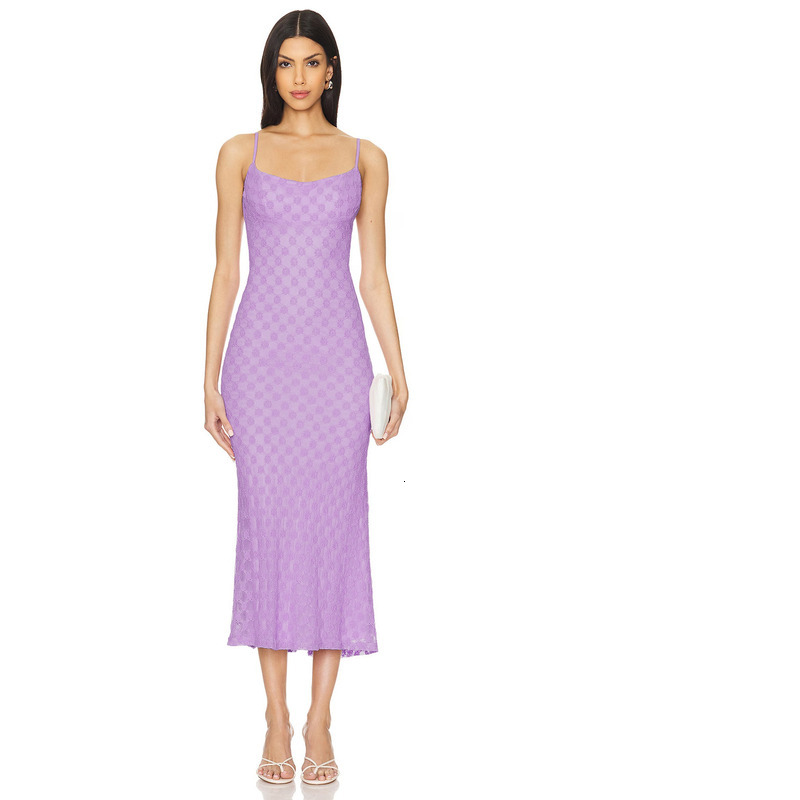 2024 Summer High End Temperament Pure Desire Style Evening Dress Slimming Strap Skirt For Women