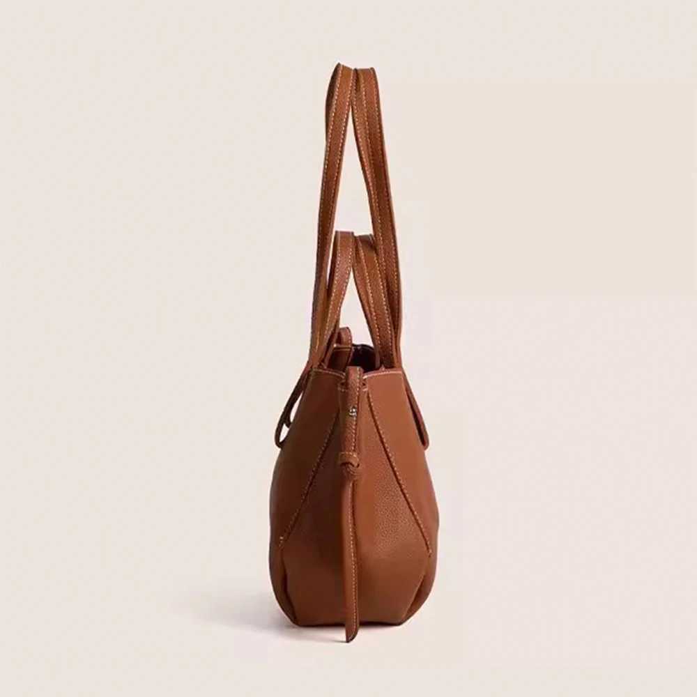 Soft leather niche wing bag high-end sensory large capacity handbag Y250319