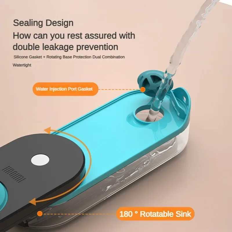Portable pet water bottle 285ML cat water cup bowl durable drip irrigation outdoor cat and dog drinking water dispenser accessories Y250319