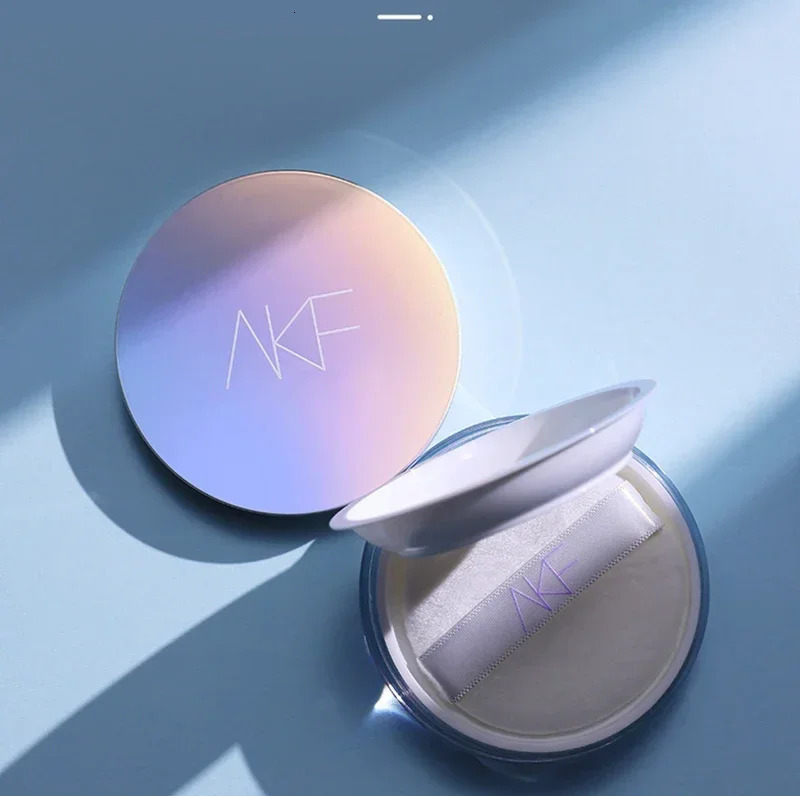 AKF Loose Matte Oil Control Finish Setting Powder Waterproof Long-lasting Soft Light Face Concealer Cosmetic X251023