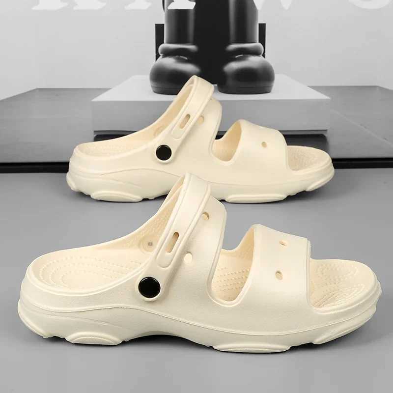 Summer Beac Flip Flops Men EVA Slippers Cfortable Platform Sandals Outdoor M Indoor He Slides Bathroom Shoes Y250320