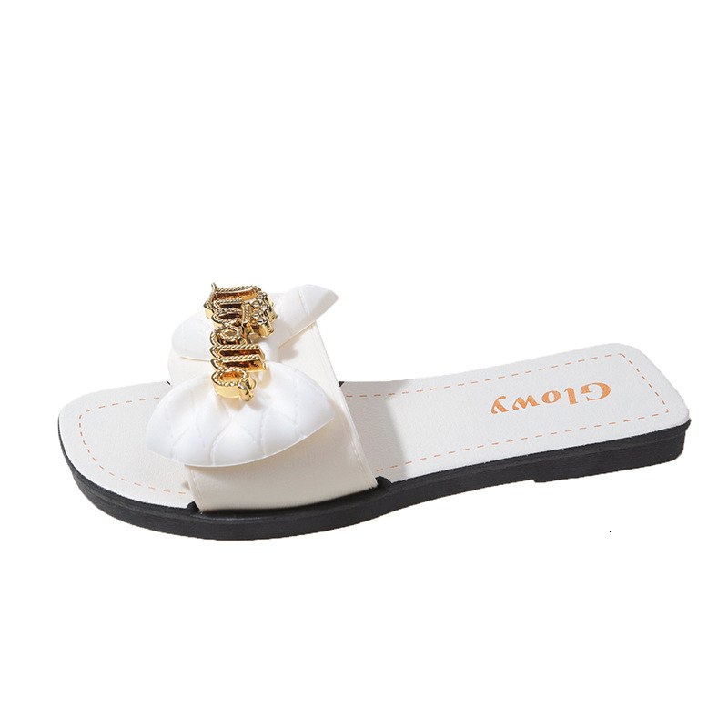 French Beach Women's Sandals 2025 New Designer Multifunctional Fashionable Slippers Indoor Niche Fairy Style Bow Sandals Outdoor Casual Shoes