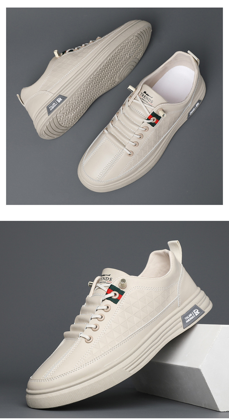 Men's shoes spring new breathable fashion shoes men's casual board shoes LACES free slip-on shoes