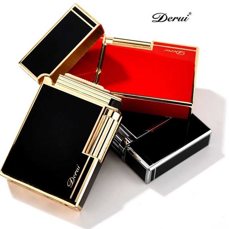 Top Grinding Wheel Flint Metal Cigar Lighter Gas Unusual Lighter Accessories Butane Mens Small Tool M250320