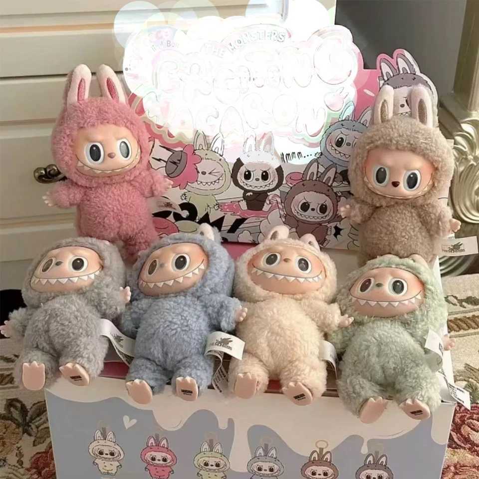 ZAKOL Cute Monster Labubu Plush Doll Pendant Keychain Girl Korean Fashion Packaging Accessories Gift WholesaleXJ250319