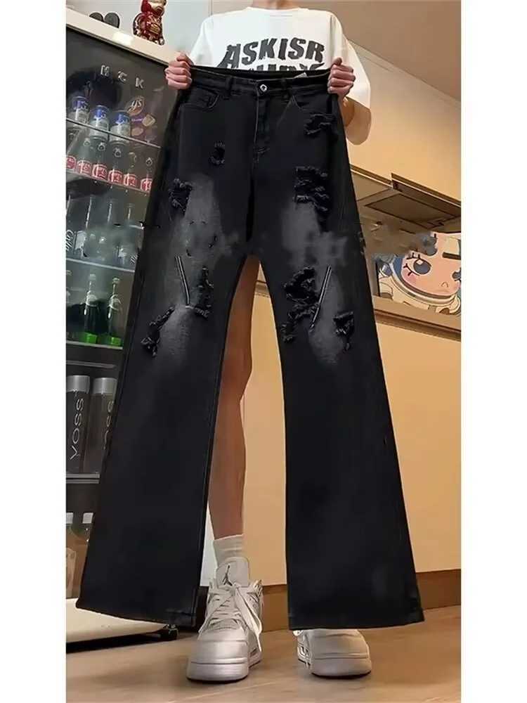 Casual pants Y2k jeans Trouser mens jeans mens clothing street bag jeans mens jeans mens jeans flannel cargo shortsT250319