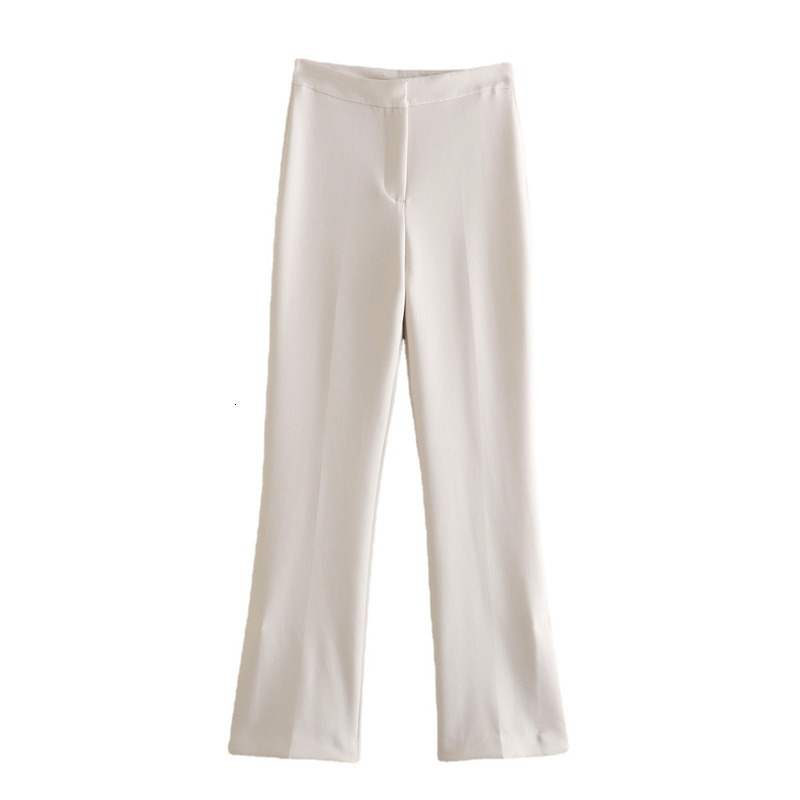 Y2k New Women's Flip Decoration Underwear Tank Top+Split Leg Straight Leg Pants E47072/73