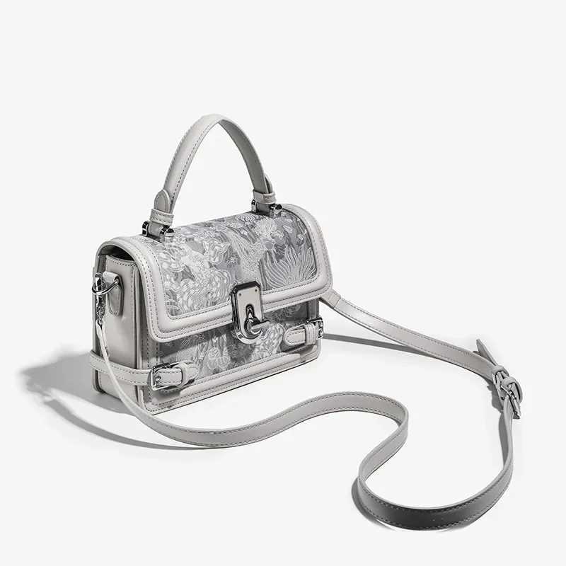 Moonlight Jewelry Box Womens Fashion 2024 New Style Commuter Single Shoulder Handbag Fresh Casual Daypack Bag Y250319
