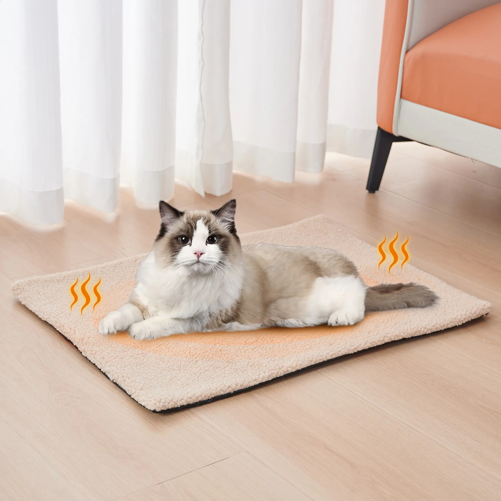 Self heating pet mats felt dog warming cat washable 250312