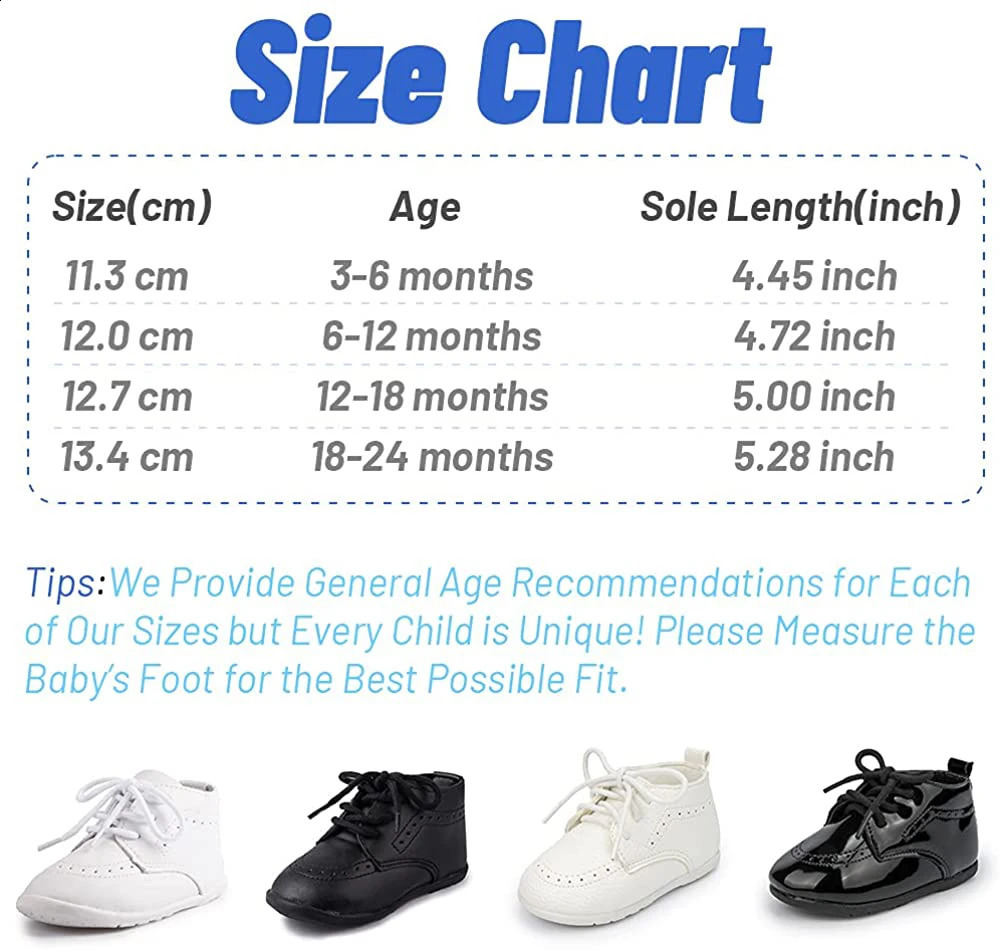 KIDSUN Arrival Infant Baby Shoes Baptism Shoes PU Leather Toddler First Walkers Rubber Soft Sole Anti-slip Moccasins 250319