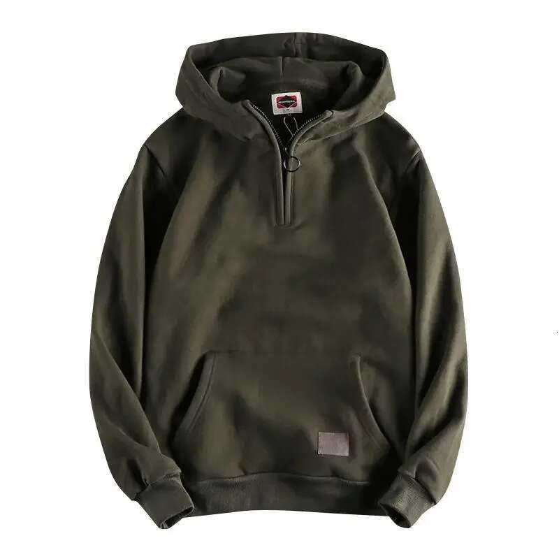 Loose Male Hoodie Solid Autumn Emo Designer Aesthetic Simple Y2k Vintage Men's Hooded Sweatshirt High Quality Cotton Warm