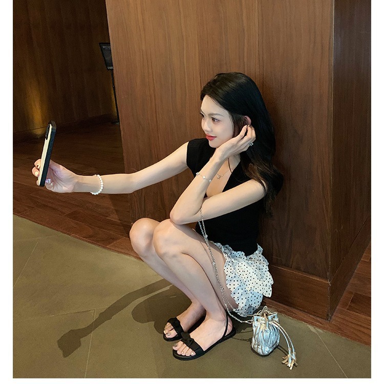 2025 Designer Sandal Women's Slippers Sweet Bow Slimming Word Paired With Sheepskin Soft Multi Functional Flat Bottom Cool Drag For Girls Summer