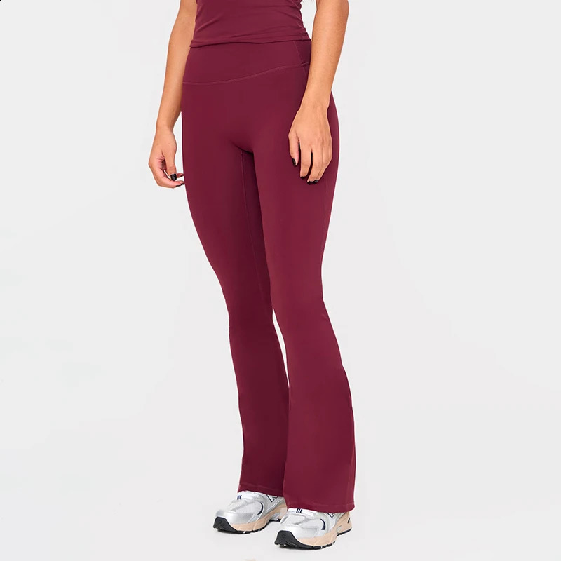 CUTENOVA 2025 Spring Summer Solid Color Backless Halter High Waisted Skinny Flared Pants Set Lift Hip Sporty Sets 250319