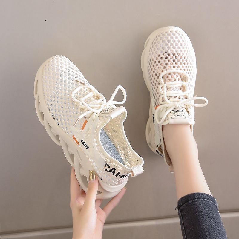 2025 new floor breathable mesh soft soled running shoes for women