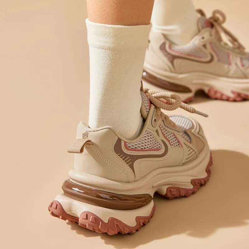 2025 With Box Designer shoes sneakers Women's tennis shoes Beautoday thick sole