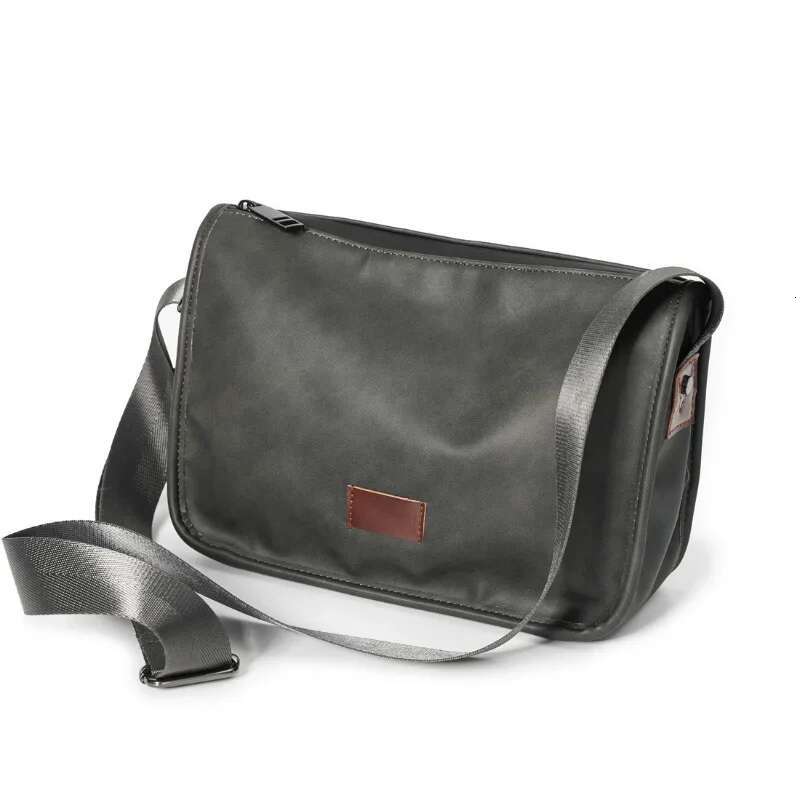 Retro Fashion Men's Soft PU Leather Shoulder High Capacity Crossbody Bags Messenger Bag Handbags Bolso Hombre