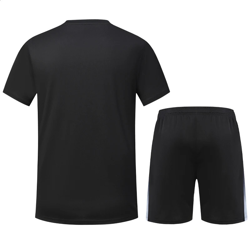 Mens Patchwork T Shirt Sports Suit Gym Quick Dry Casual Running Set Summer Short Sleeve Shorts O Neck Fashion Tracksuits 250319