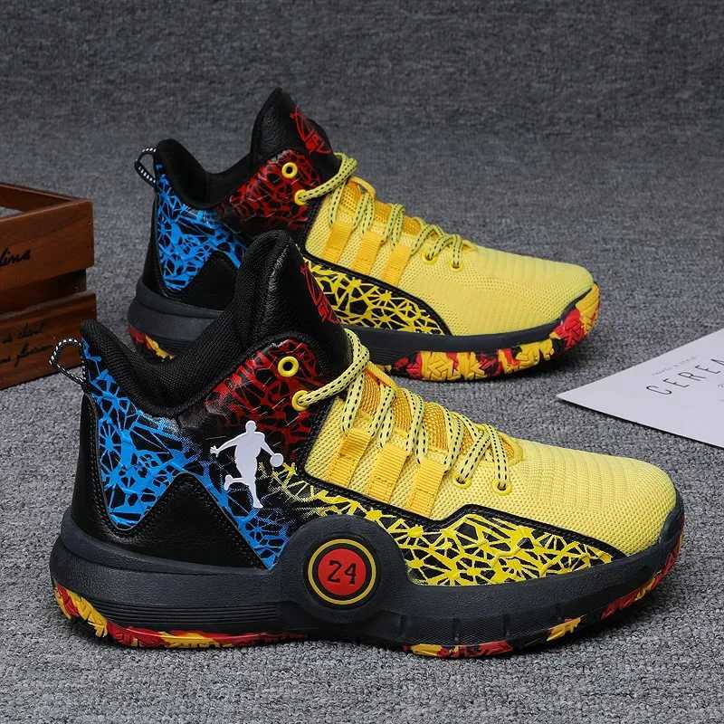 Original Fashion Outdoor Mesh Sneakers Breathable Cozy Boys Non-slip Basketball shoes Unisex Lace Up Equipment Large Male ShoesW250320