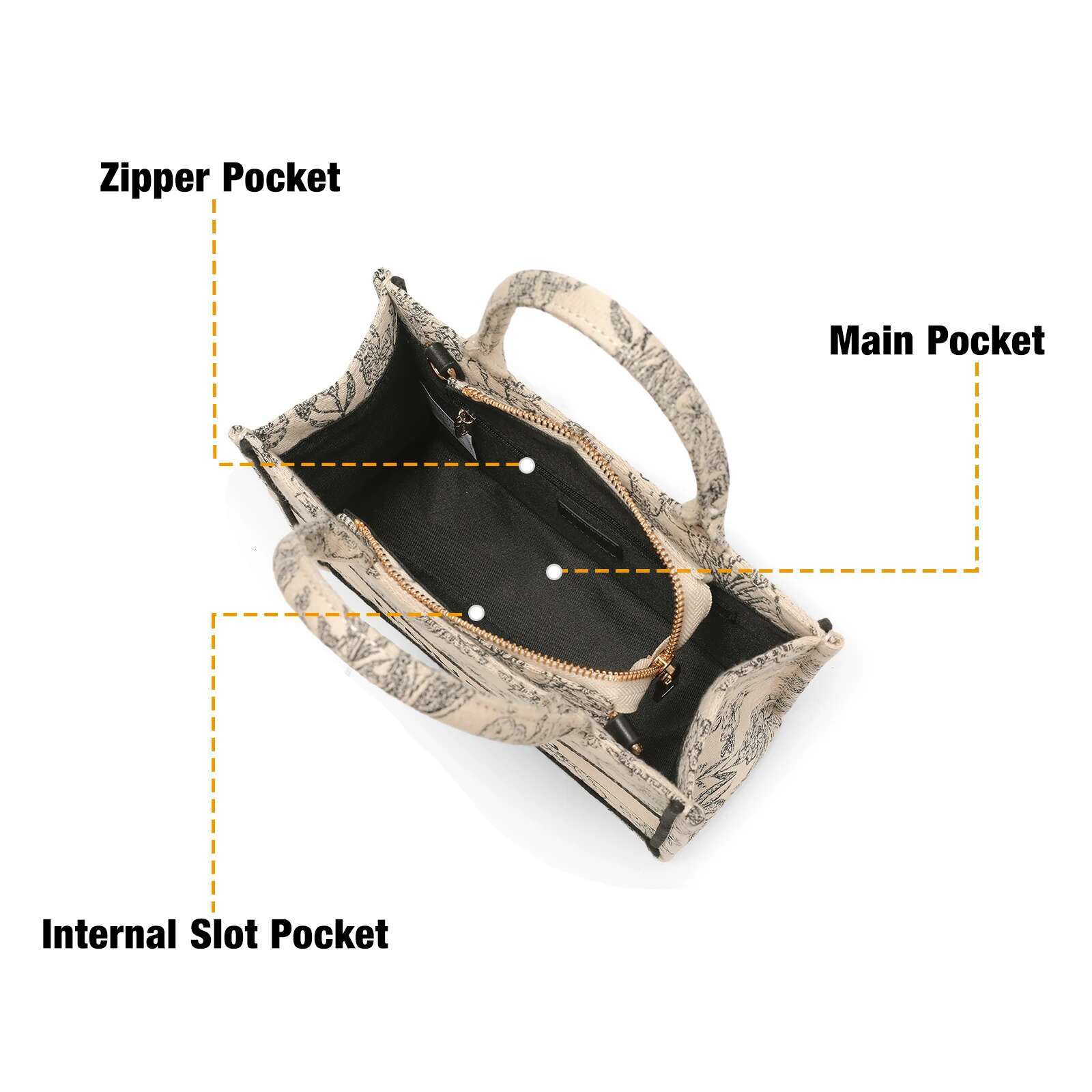 TOUTOU Women Handbag Adjustable Long Strap Vintage Rabbit Shopper Letter Scarf Tote Trendy Embroidered Shoulder Bag
