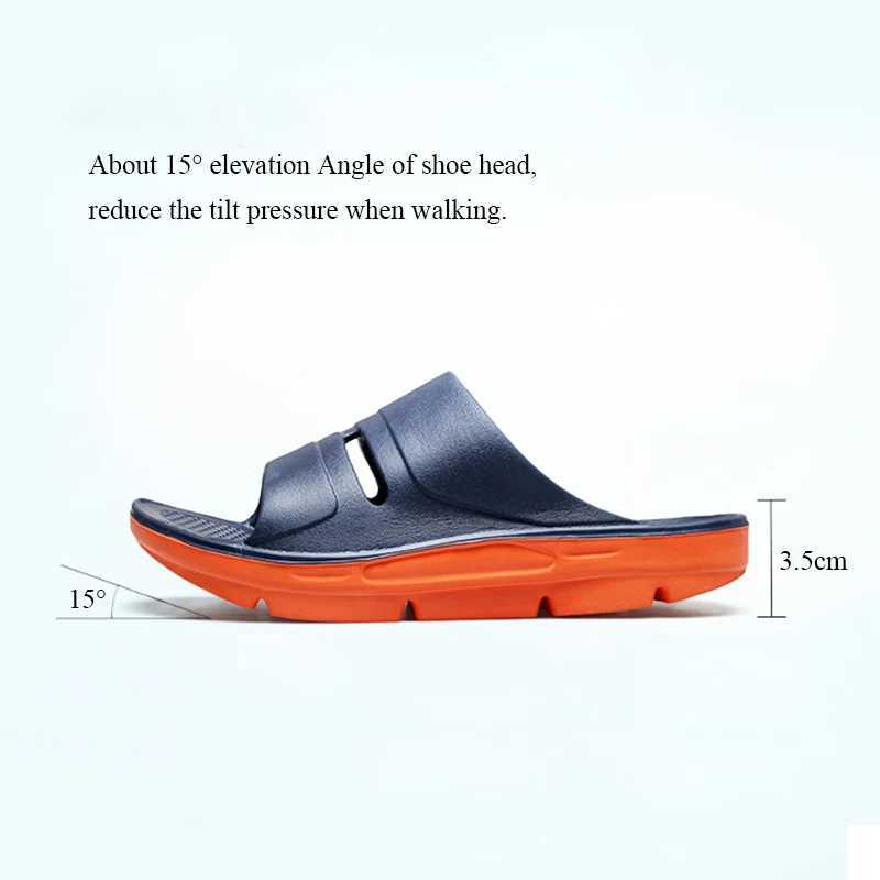 Summer Light Slipper Men Thick-Soled Beach He Outdoor Flip-Flops Arch Shock Absorpti Slippers N-Slip Ciabatte Uo Y250320
