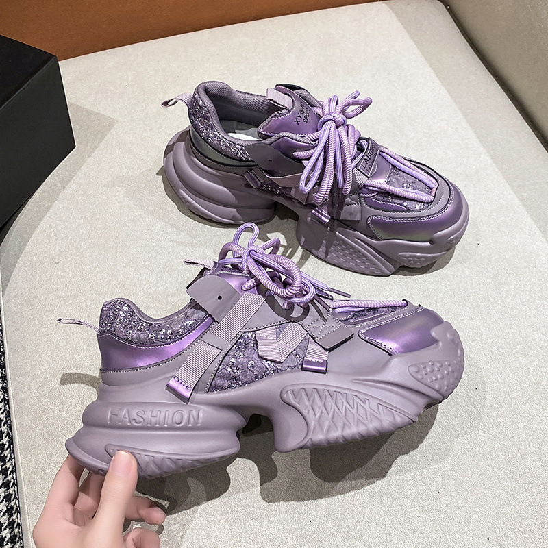 2025 new Korean version multifunctional soft sole lightweight height increasing designer fashionable casual sports shoes