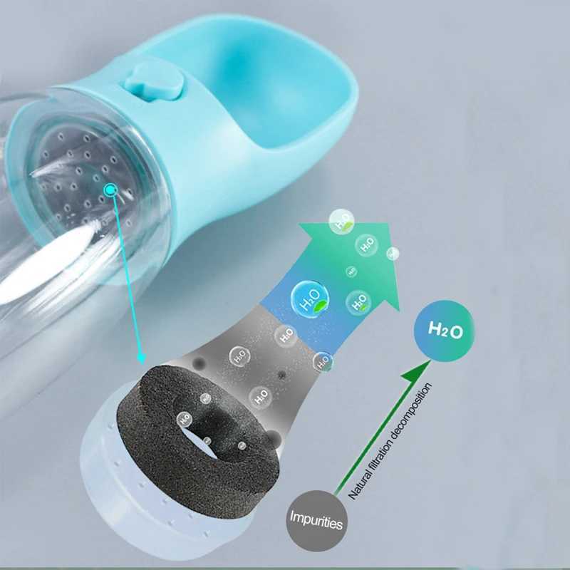 Multi functional dog water dispenser 3-in-1 portable cat and dog water dispenser food water dispenser Y250319