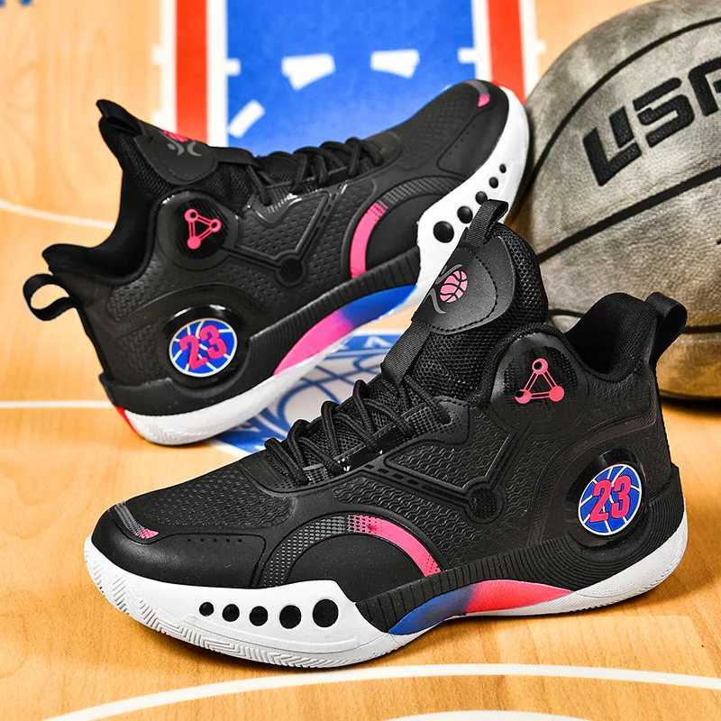 Phantom 3 student sports couple basketball shoes non-slip wear-resistant lightweight breathable high-top sneakersW250320